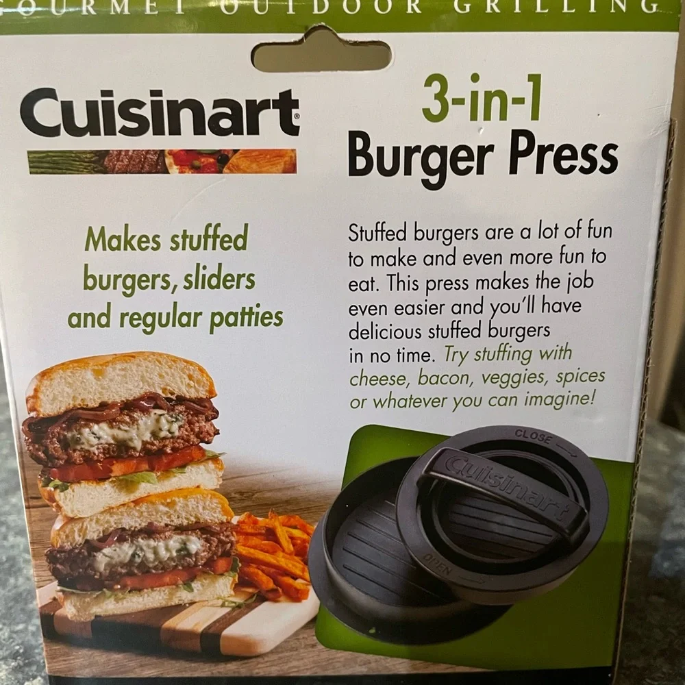 Cruisinart 3 in 1 Burger Press - Picture 2 of 4